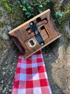 Planchinette Complète 14x21 Sans Rainure – Petite planche apéro en bois pour pique-nique