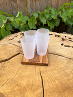 La Planchinette 4 Gobelets – Planche apéro conviviale en bois